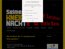Tablet Screenshot of kneipennacht-selm.de